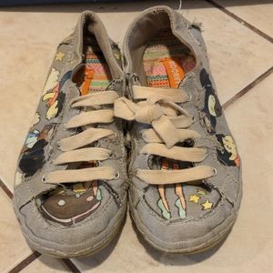 Steven universe hand painted canvas shoes